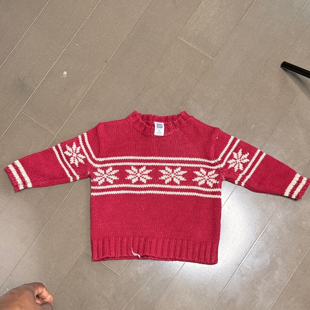 GAP Deep Red Knit Pullover